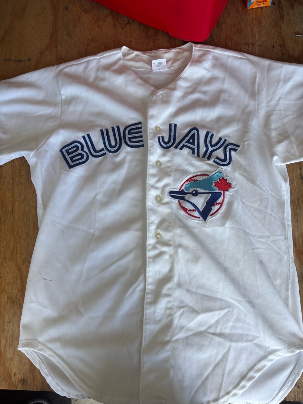 Toronto Blue Jays White Button-Up Baseball Jersey
